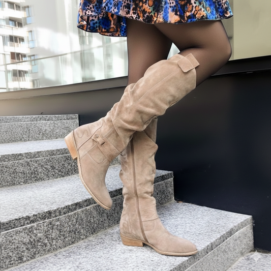 Bottes Élégantes en Suédine - Confort et Style Assurés